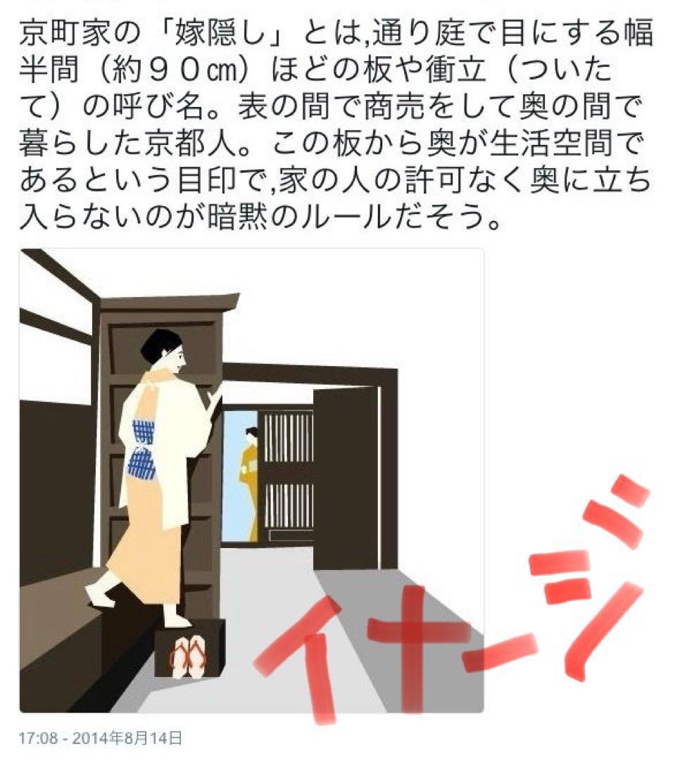 【希少】衝立　嫁隠し　京都　京町古民家　目隠し　古道具　パーテーション　間仕切り