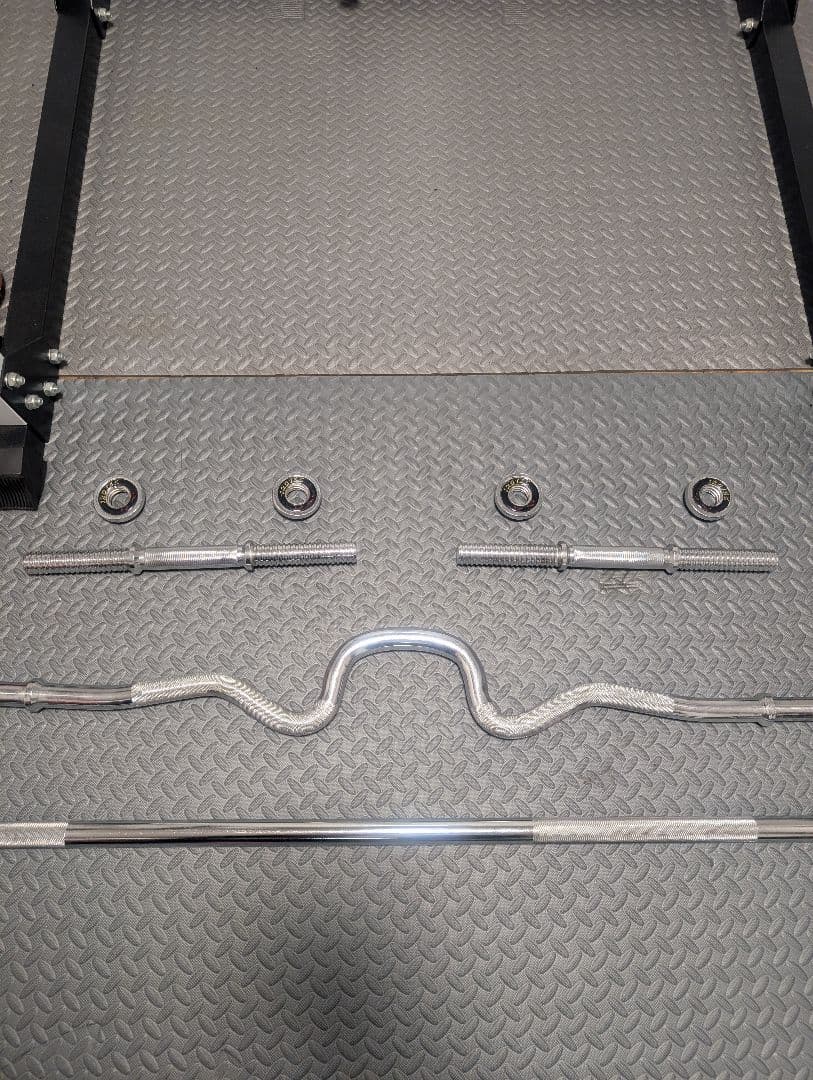 ニ*7様 IROTEC パワーラック フラットベンチ ウエイトセット