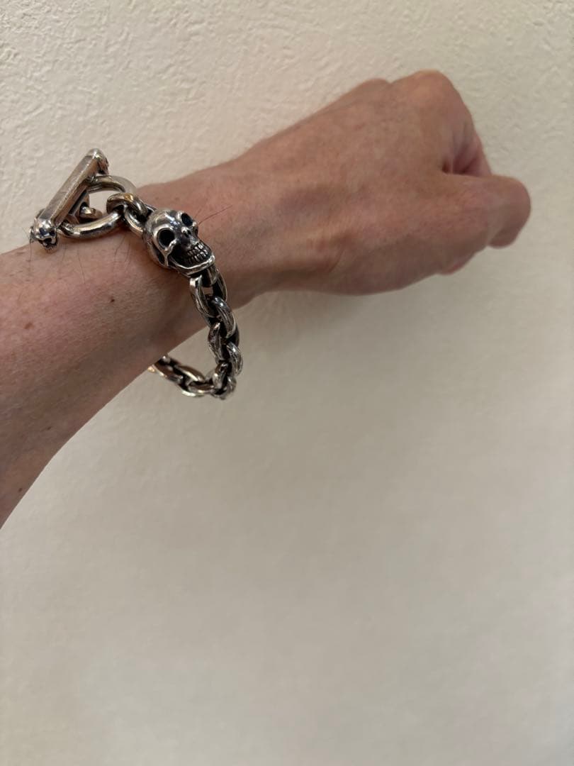 ガボール　ガボラトリー　生前2スカル　スモールオーバルリンクブレスレット
