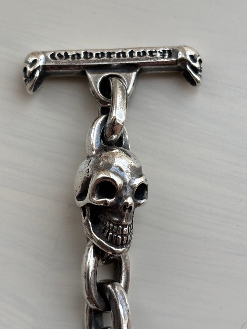 ガボール　ガボラトリー　生前2スカル　スモールオーバルリンクブレスレット