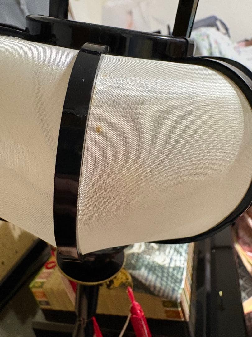 雛人形 七段飾り 台・屏風・道具③④⑤ 三段重/ぼんぼり/桜橘 ※シミ色あせあり