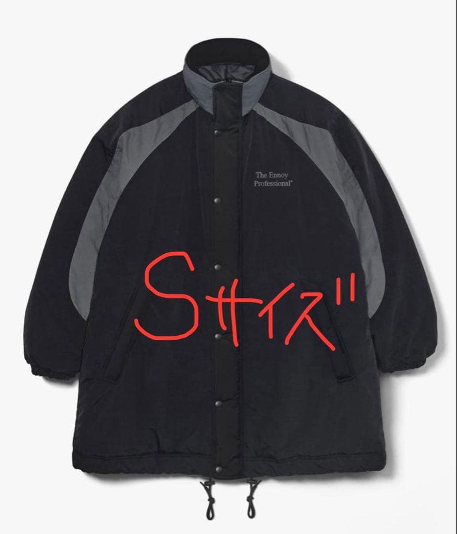 サイズS◾️エンノイennoy PADDED NYLON BENCH COAT