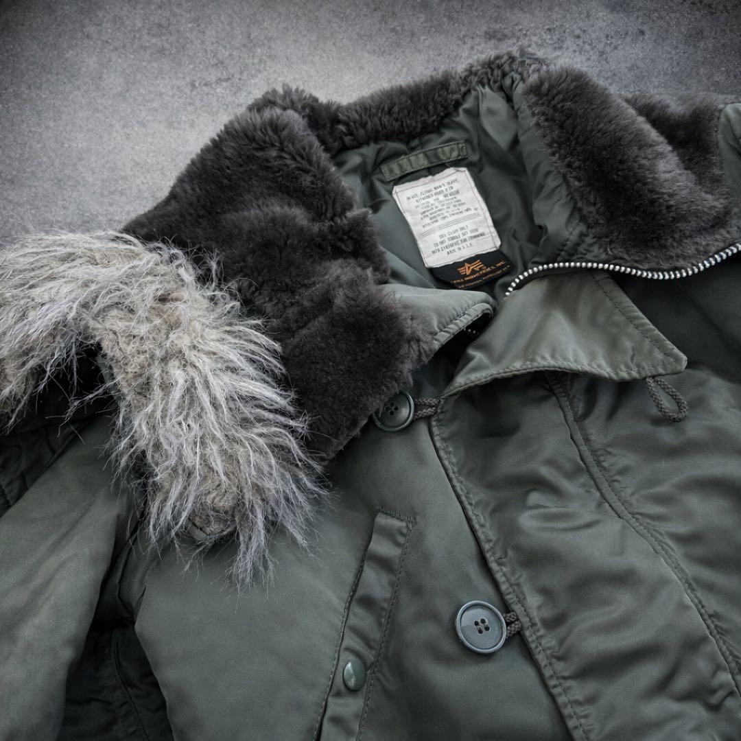 90s USA製 ALPHA N-2B MA1フライトジャケット ideal