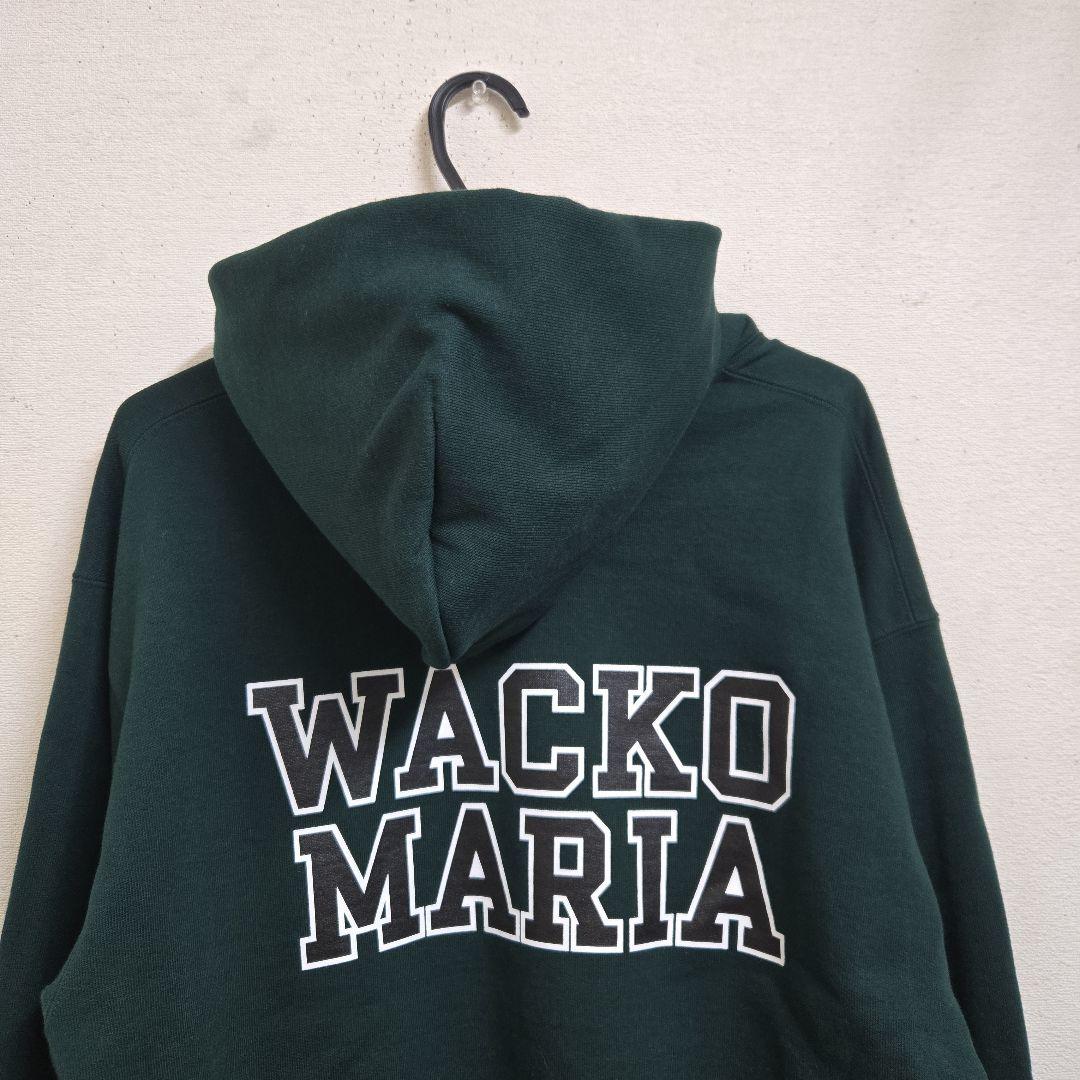 今だけ価格24FW新品ワコマリアWACKOMARIAスウェットパーカーGREEN