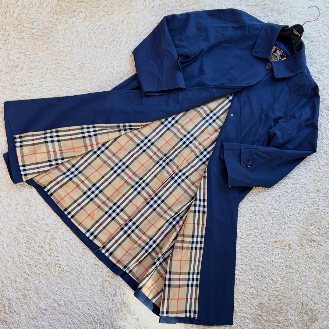 希少✨️BURBERRY ヴィンテージ ノバチェック ステンカラーコート ロング