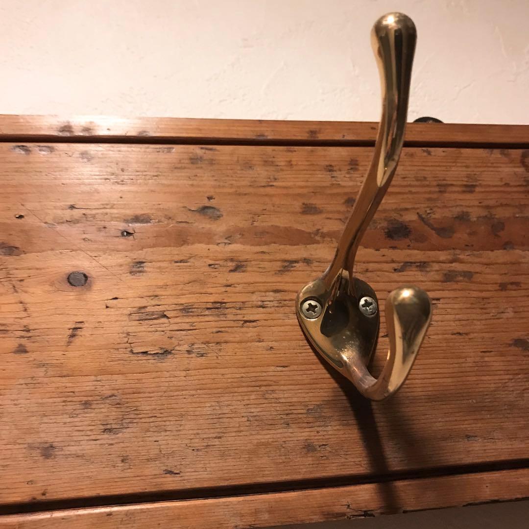 オールドパイン　壁掛け コート掛け フック