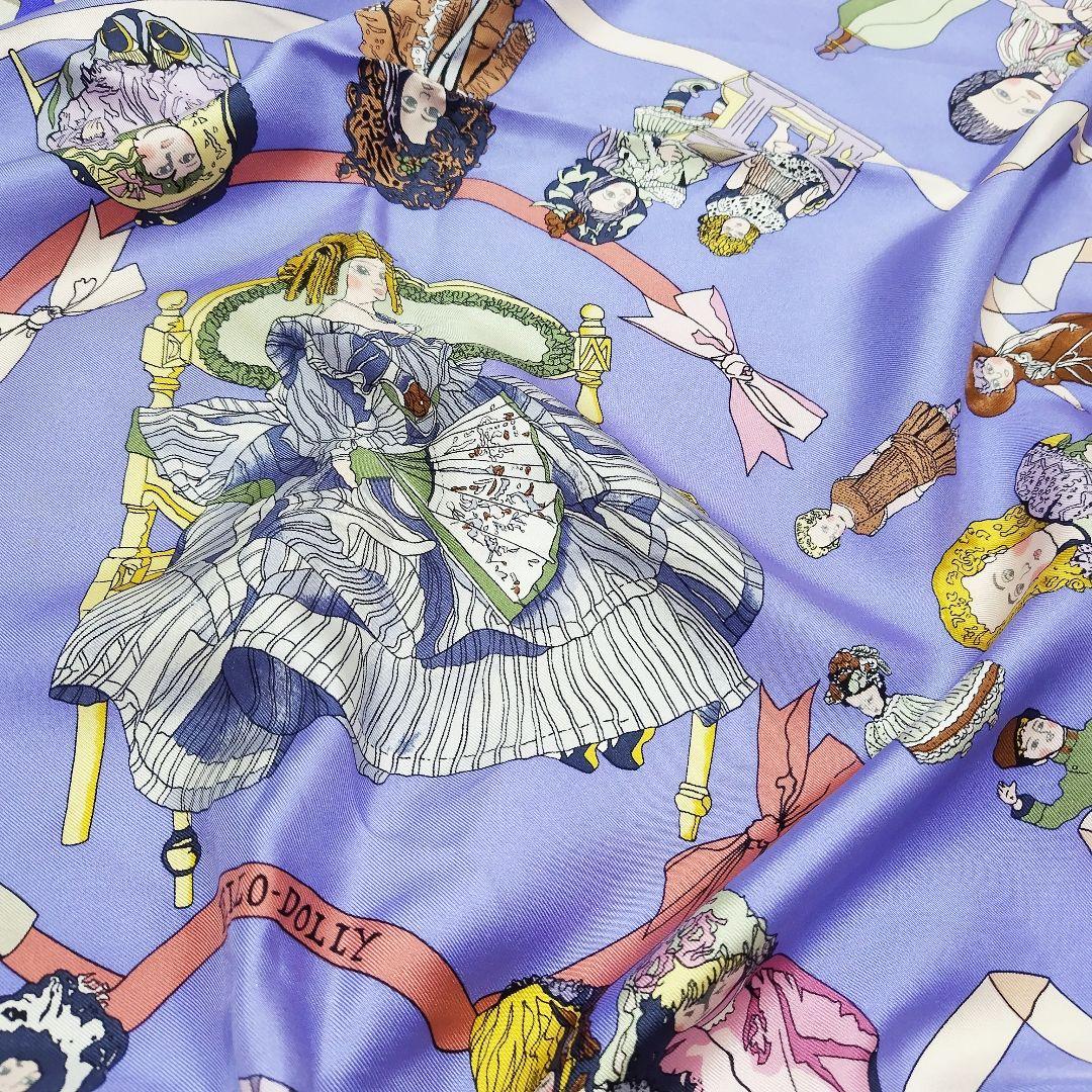 ✨️クリーニング済✨️エルメス スカーフ カレ90 Hallo Dolly
