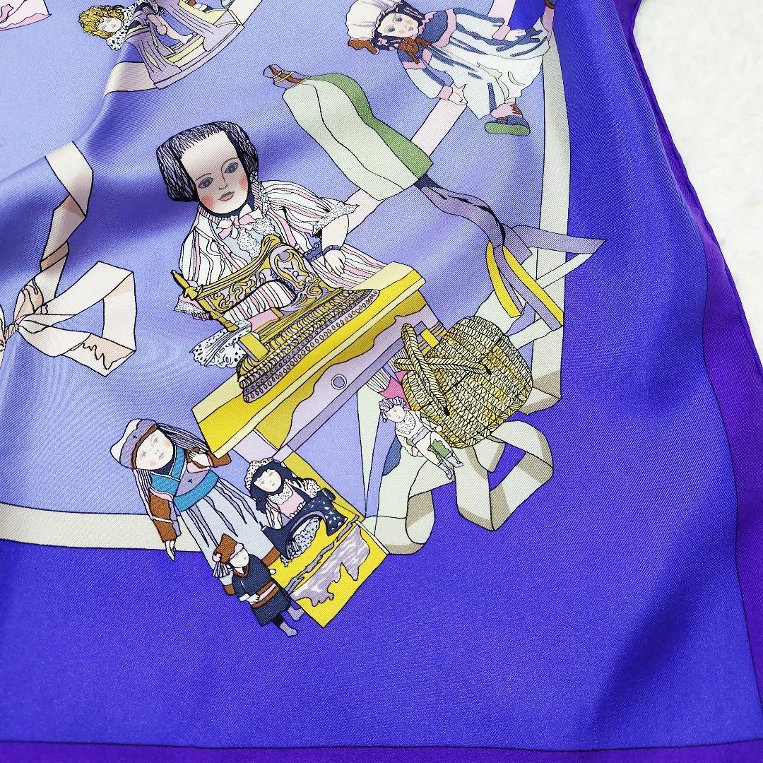 ✨️クリーニング済✨️エルメス スカーフ カレ90 Hallo Dolly