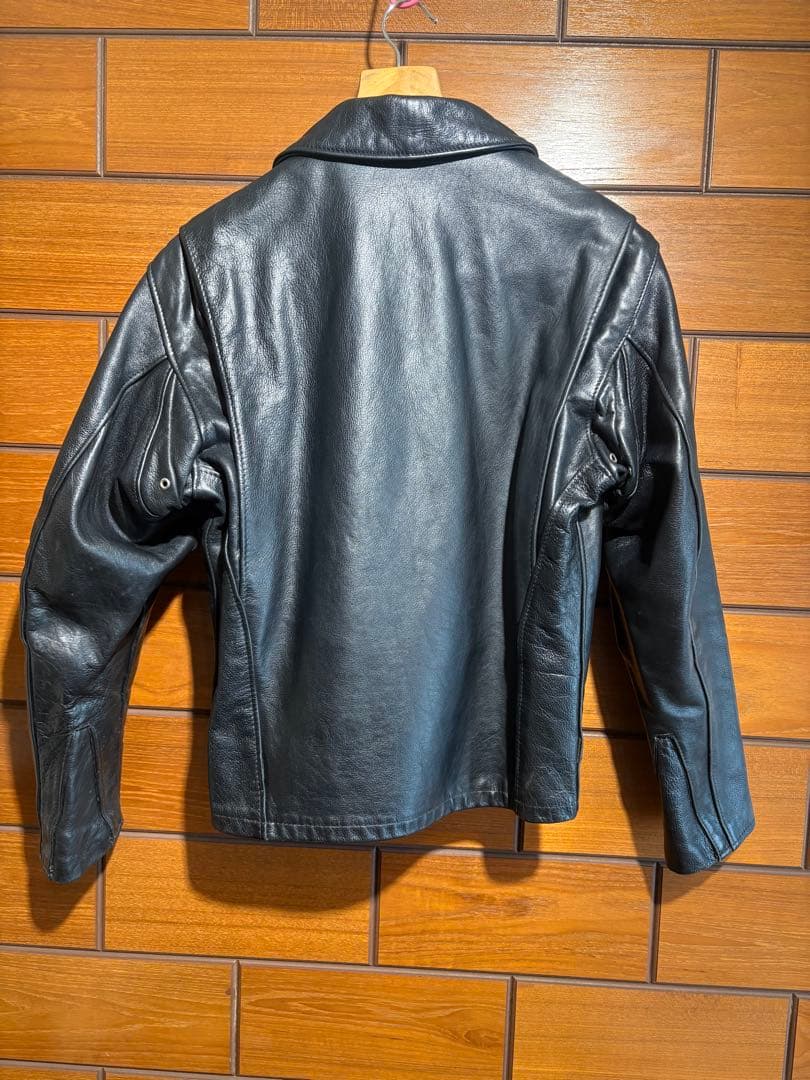 ジ*ス様 schottシングルライダース 襟付きボア無しサイズ34