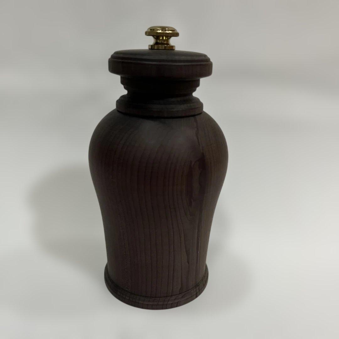 【匿名配送】木工ヤマニ　ペッパーミル　ツボ　4吋　新品・未使用