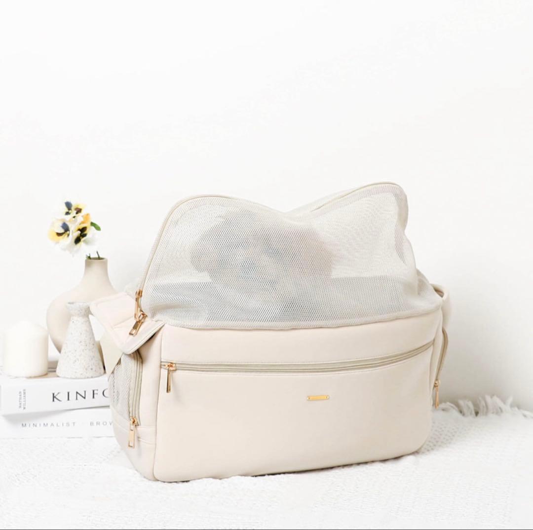 新品未使用 モンシェリ ネオプレンスリングバッグ moncheri