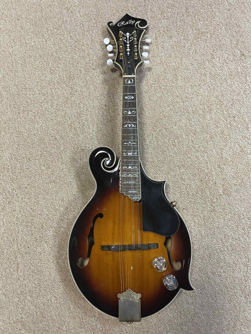 Rally ラリー エレクトリックフラットマンドリン&ハードケース