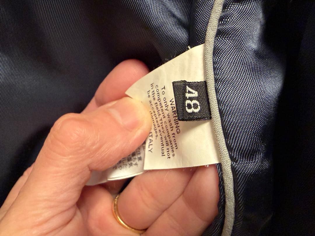 H*T様 EMMETI レザーシングルライダースジャケット 48