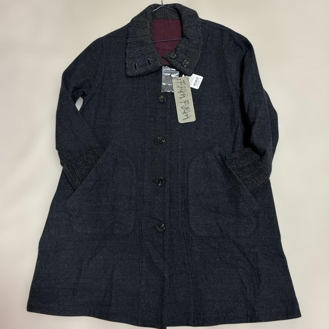 新品　FUGA FUGA （M＆kyokoの姉妹　佐藤繊維）リバーシブルコート