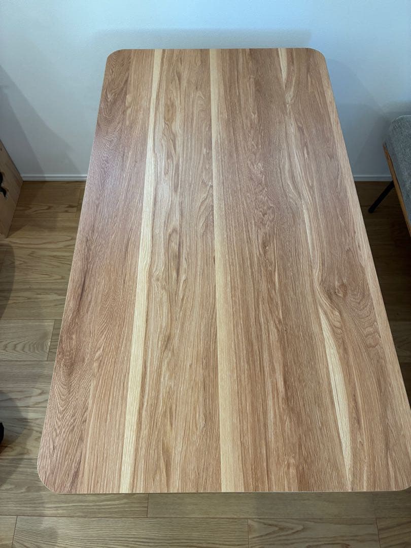 木目調シンプルモダン長方形テーブル