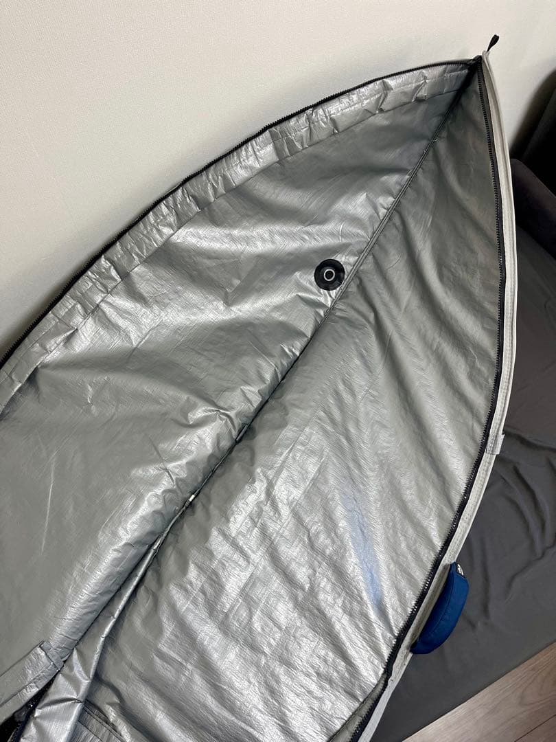 FCS サーフボードケース／シルバー・ブルー