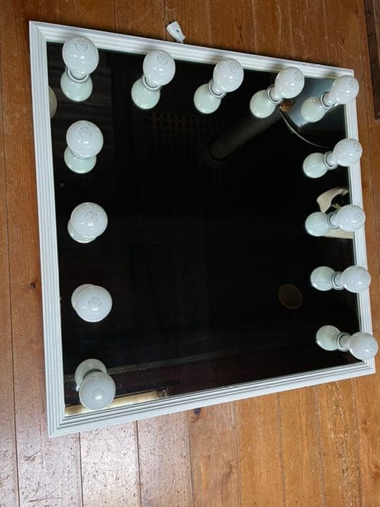 女優ミラー　ハリウッドミラー　ガラス製品