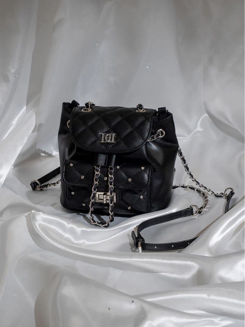 《最安値》darich キルティングビジューミニリュック