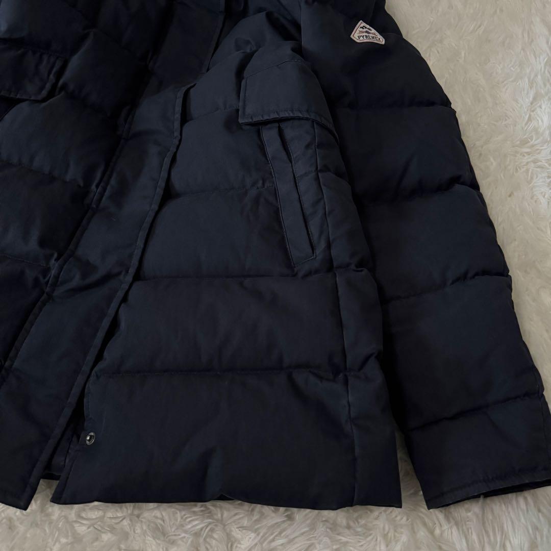 ピレネックス ダウンジャケット グルノーブル レディース 38 ラクーンファー