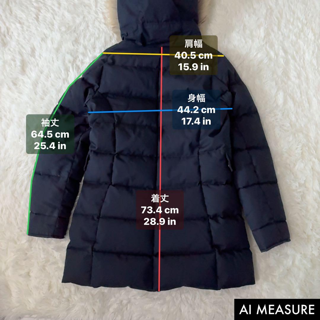 ピレネックス ダウンジャケット グルノーブル レディース 38 ラクーンファー