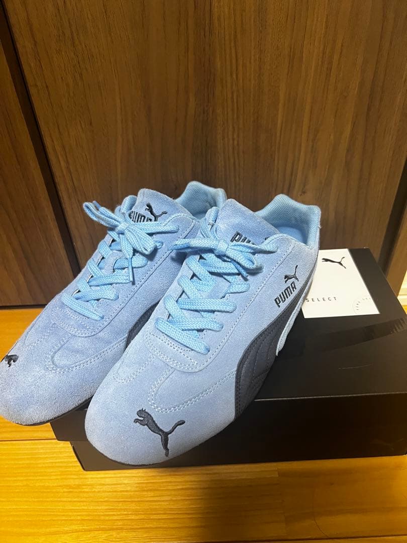 PUMA スピードキャット　スエード 水色　スニーカー
