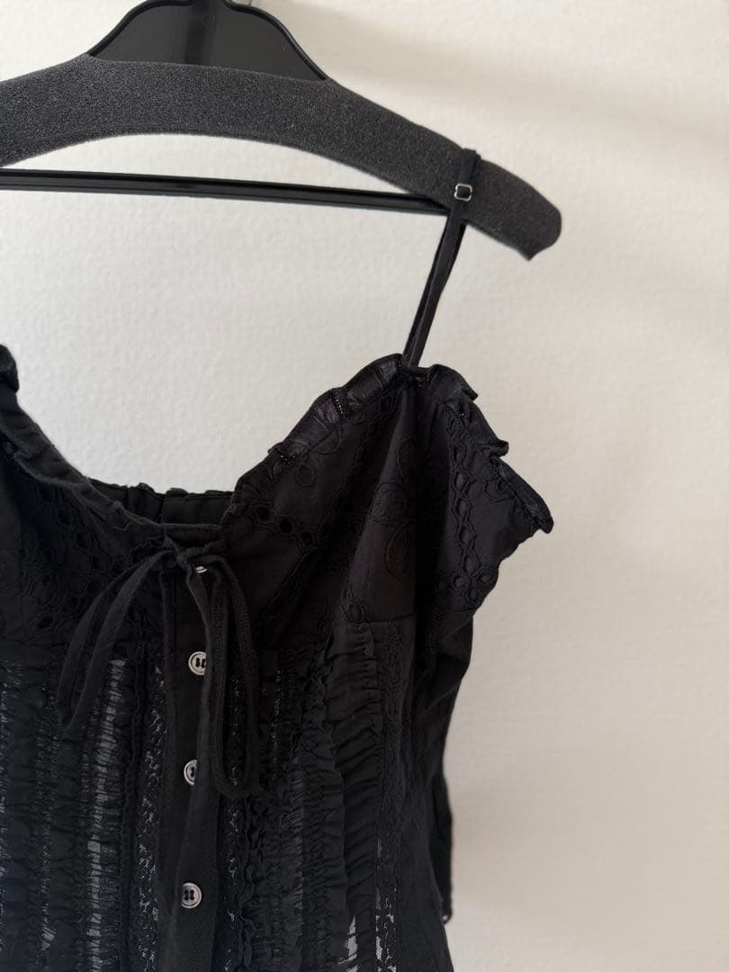 MAISON SPECIAL【新品未使用】2WAYコットンパフスリーブビスチェ