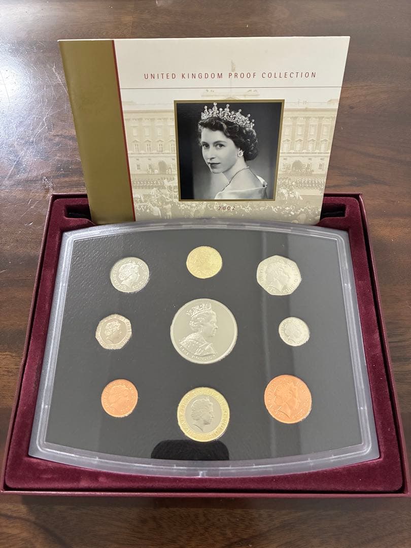 2002年 イギリス エリザベス女王2世 即位50周年記念 プルーフセット