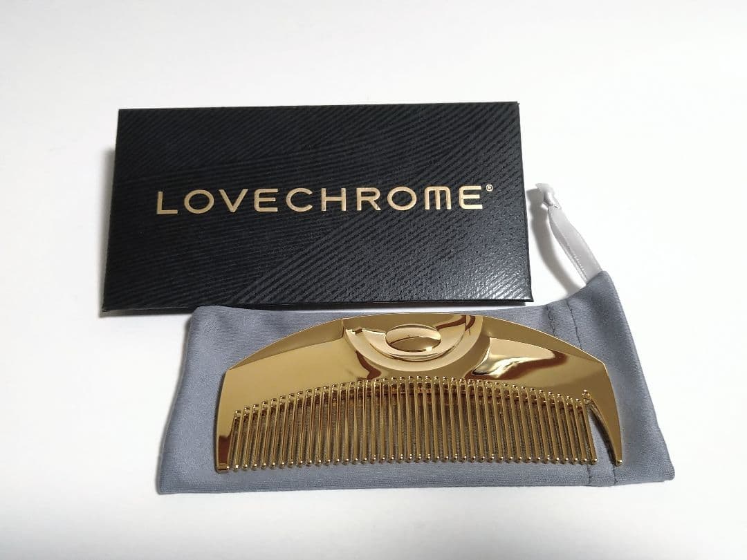 LOVE CHROME K24GPツキ ゴールド コーム ラブクロム