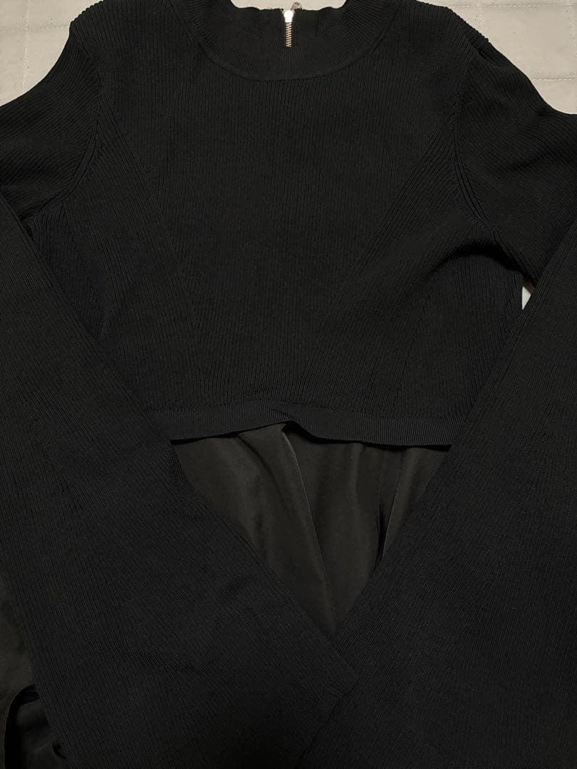 ADAM ET ROPE' FEMME ペプラムコンビニット　本日限定価格