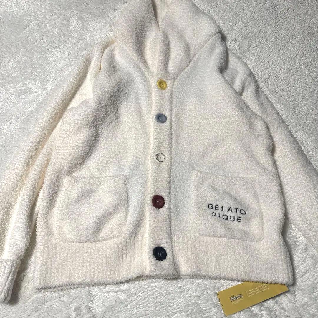 【タグ付き】GELATO PIQUE PEANUTSオールスターズ カーディガン