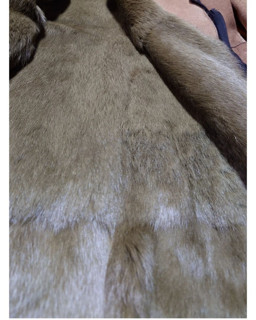 ジャケット・アウター bajra rabbitfur leathercoat 90s archive