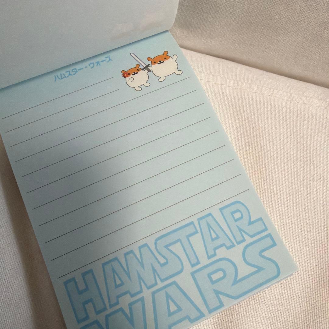 平成レトロ　メモ帳　ハムスター　ハムスターウォーズ
