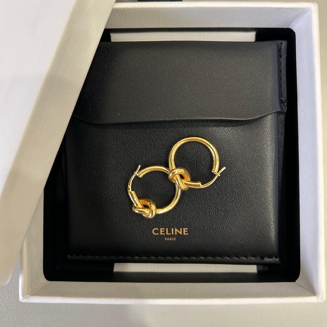 CELINE ノットデザイン ピアス真贋済み