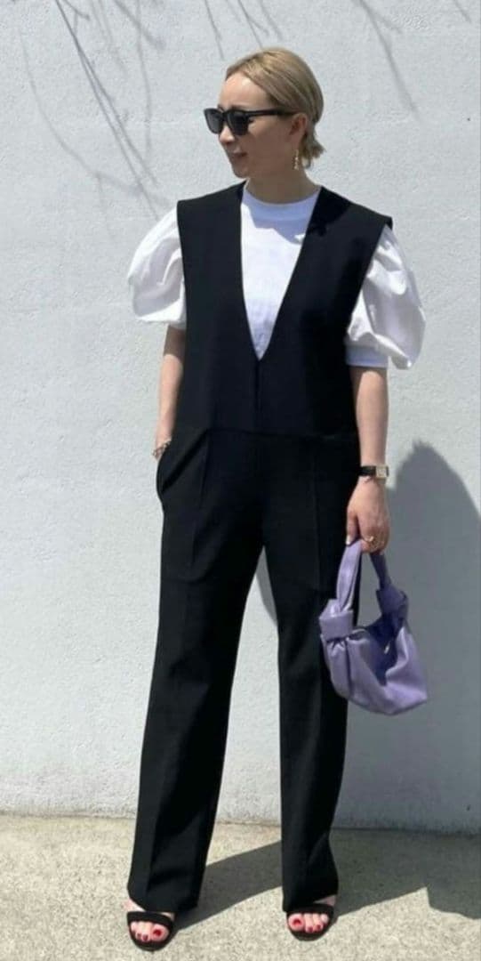 GIRLISH ガーリッシュ　サロペット　ブラック