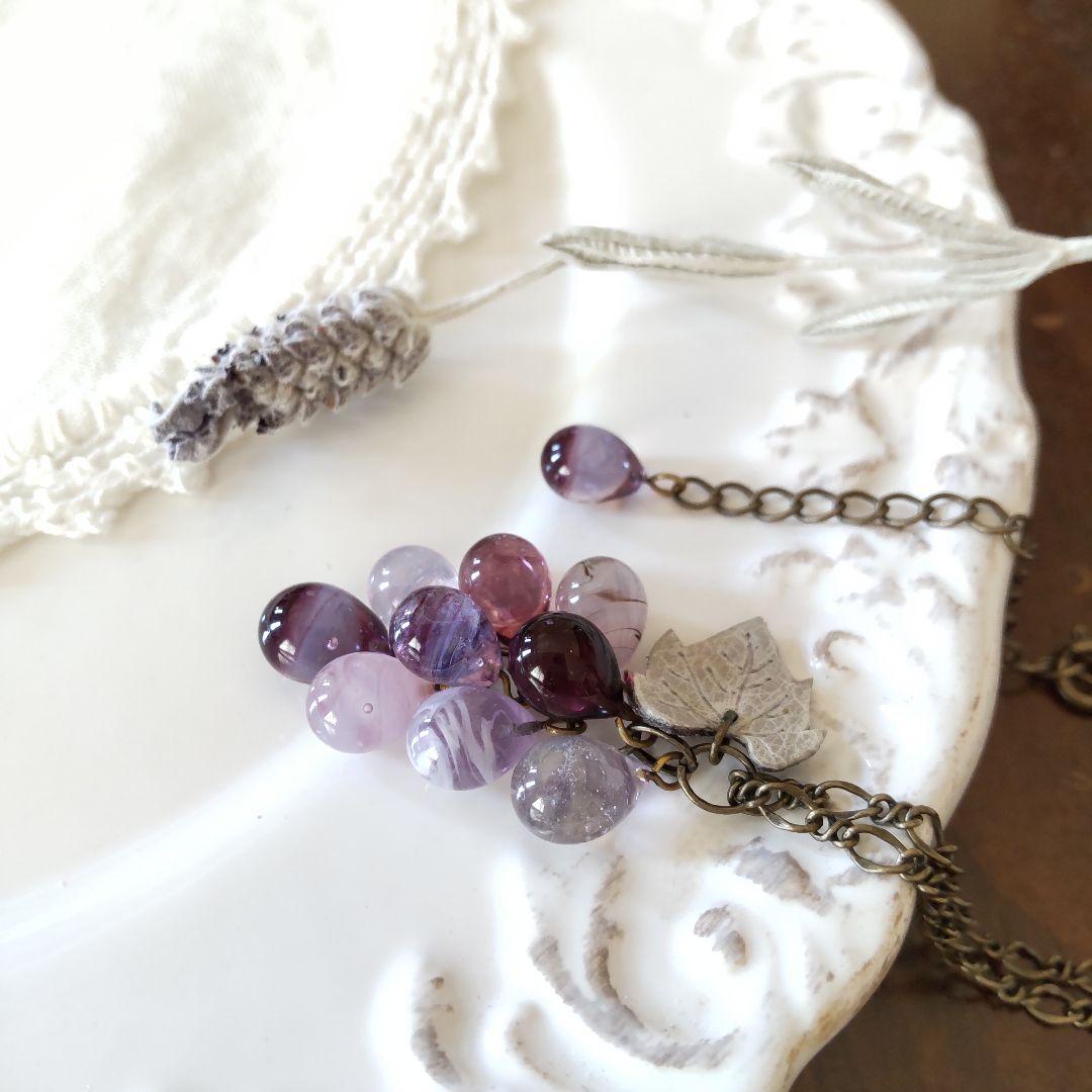 ちびさま専用◎手作りガラスのピアスとネックレス 11点おまとめ