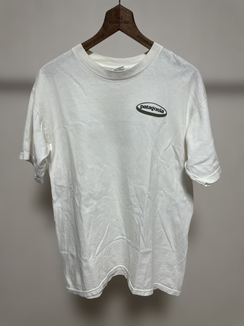 90s Patagonia Tシャツ M ホワイト