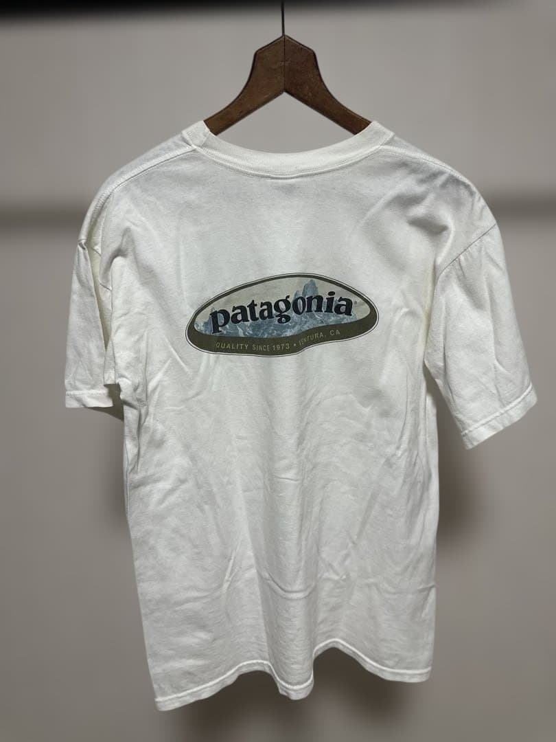 90s Patagonia Tシャツ M ホワイト