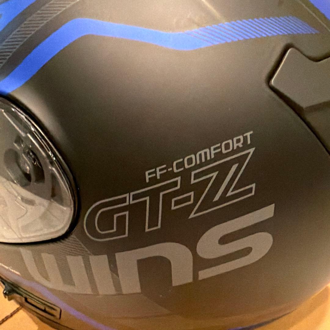 WINS GTーＺ　フルフェイスヘルメット ブラック/ブルー