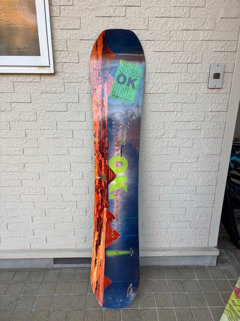 SMOKIN スノーボード anNAILaterモデル 152cm フラット