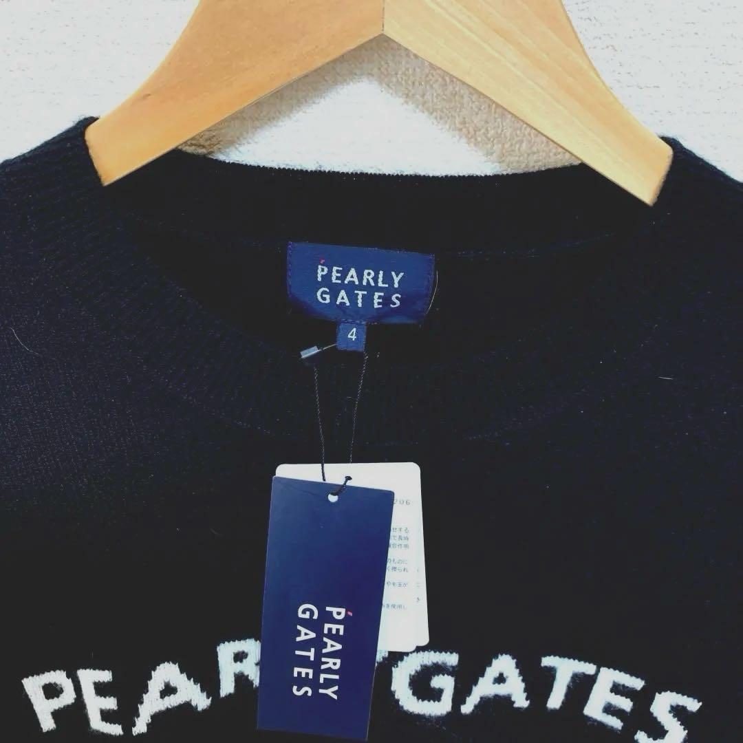 【新品未使用】PEARLYGATES カシミアニット セーター 4 ブラック