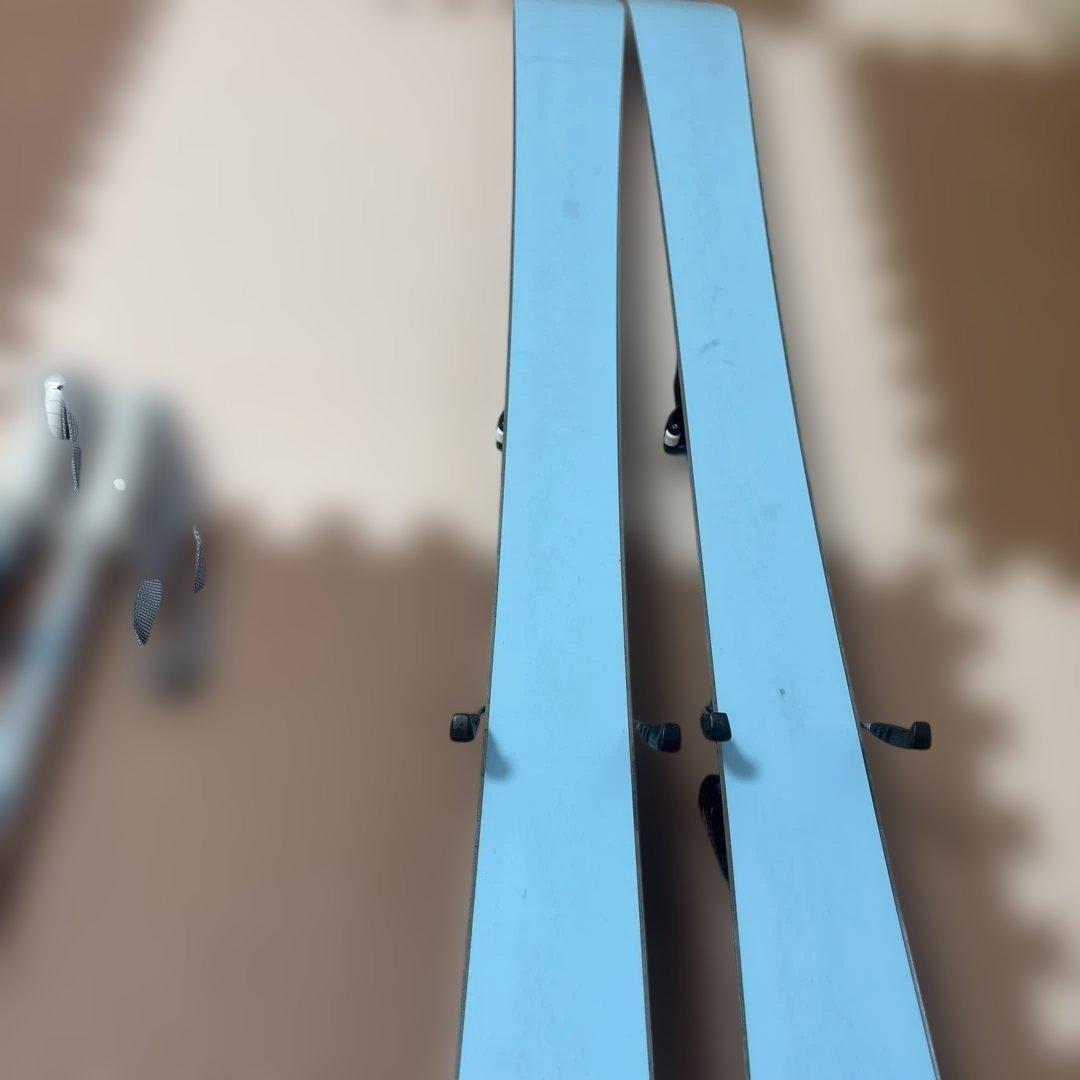 120cm スキーセット 青色星模様