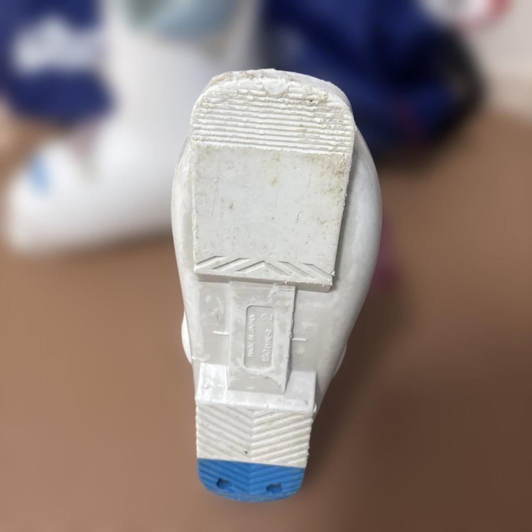 120cm スキーセット 青色星模様