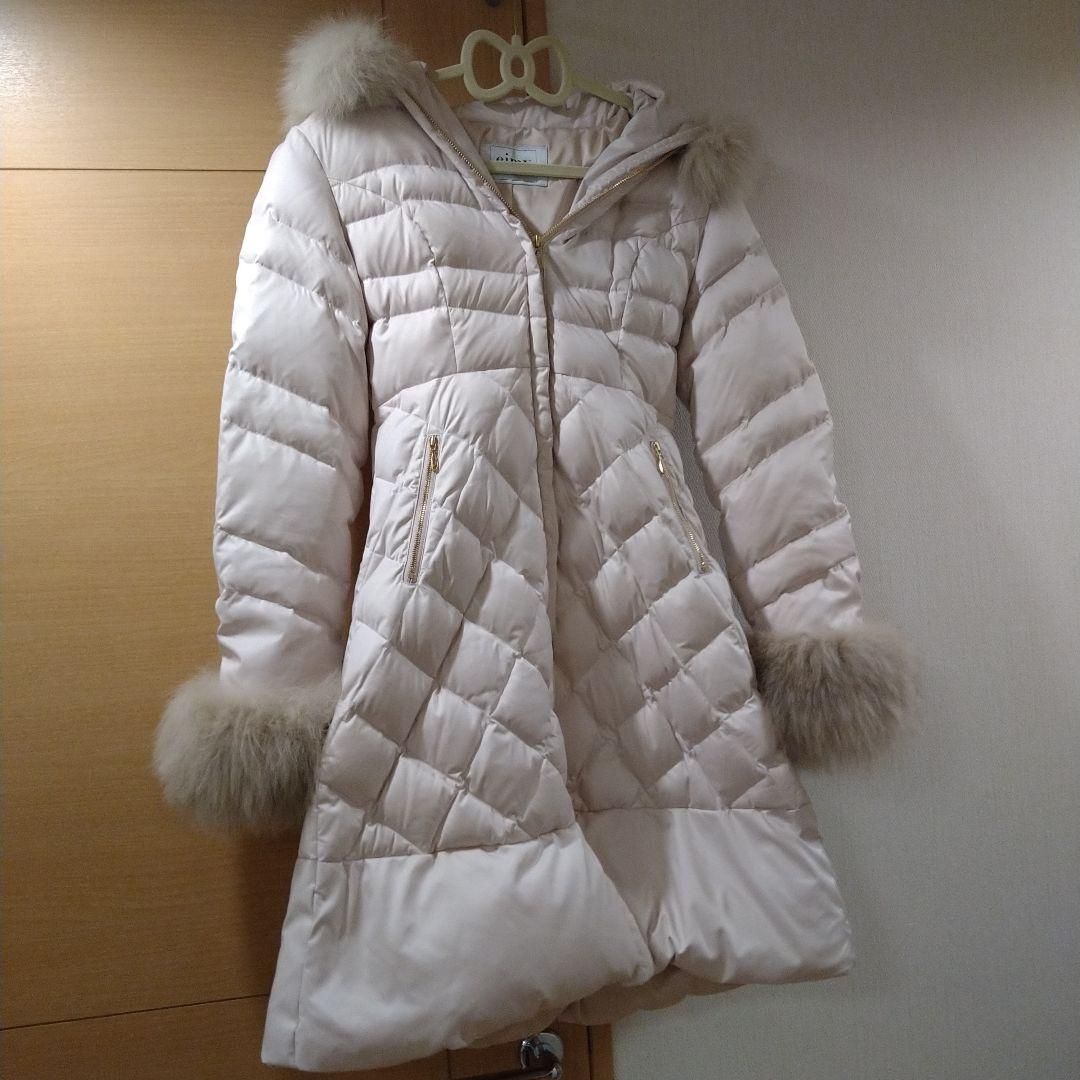 EIMY DOWN DRESS 2019 ダウンドレス ピンクベージュ Sサイズ