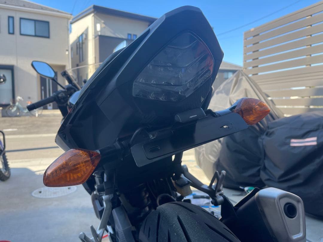 【るくしーさん専用】CBR400R フェンダーレスキット、バックステップ