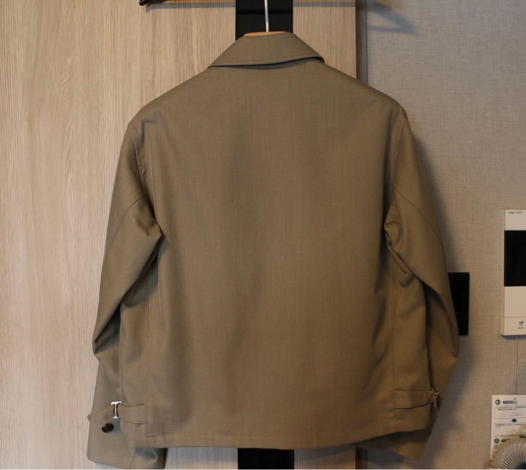 A.PRESSE ウールモヘア ビッグショートジャケット ベージュ