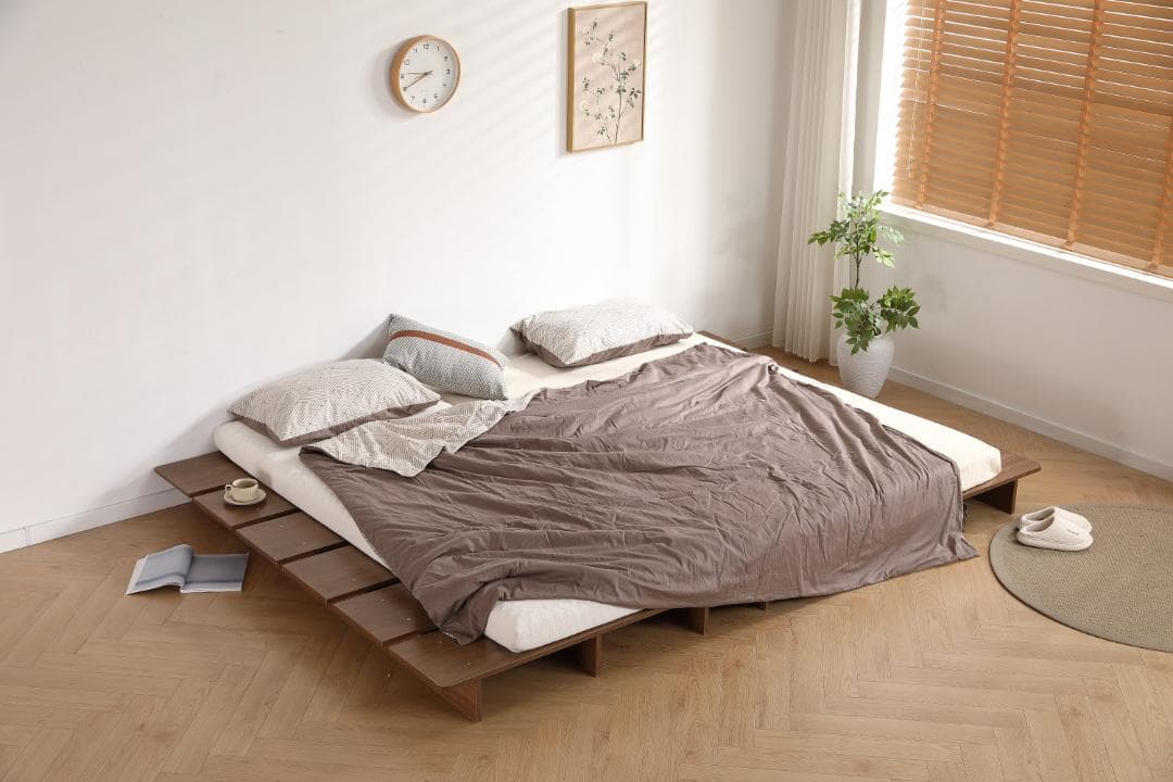 【SD・幅140cm】ベッドフレーム すのこベッドおしゃれ 一人暮 NATURL