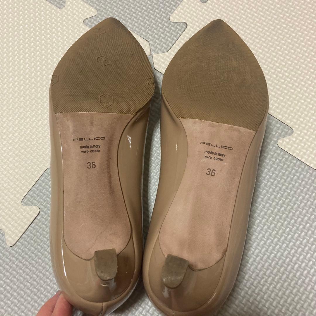 PELLICO ペリーコ 36 アネッリ ポインテッドトゥ パンプス エナメル