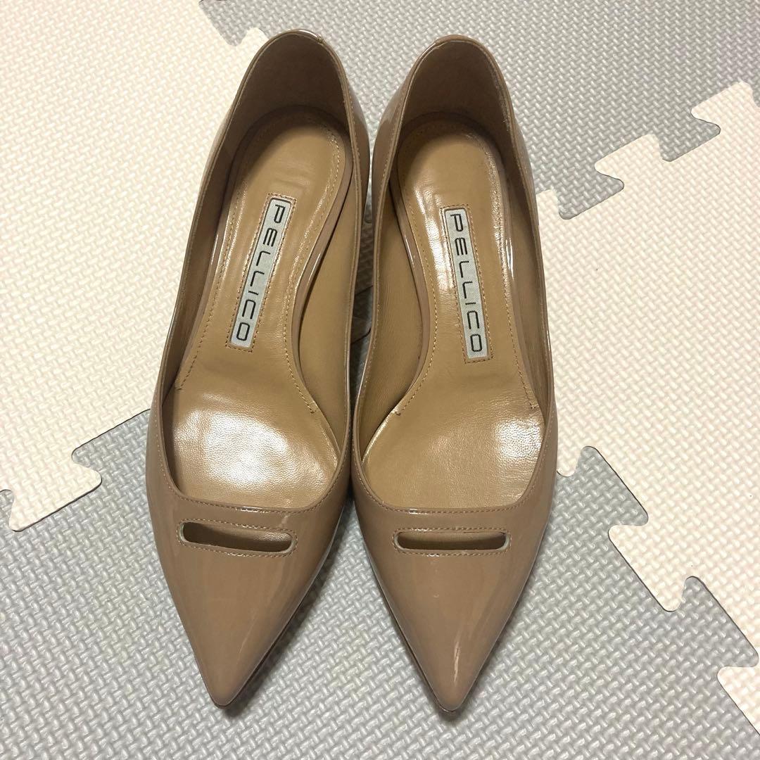 PELLICO ペリーコ 36 アネッリ ポインテッドトゥ パンプス エナメル