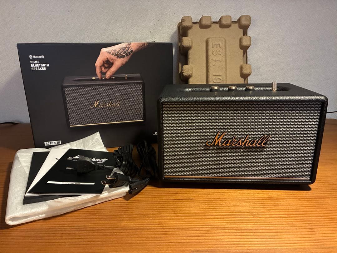 Marshall Acton III ワイヤレススピーカー ブラック 国内正規品