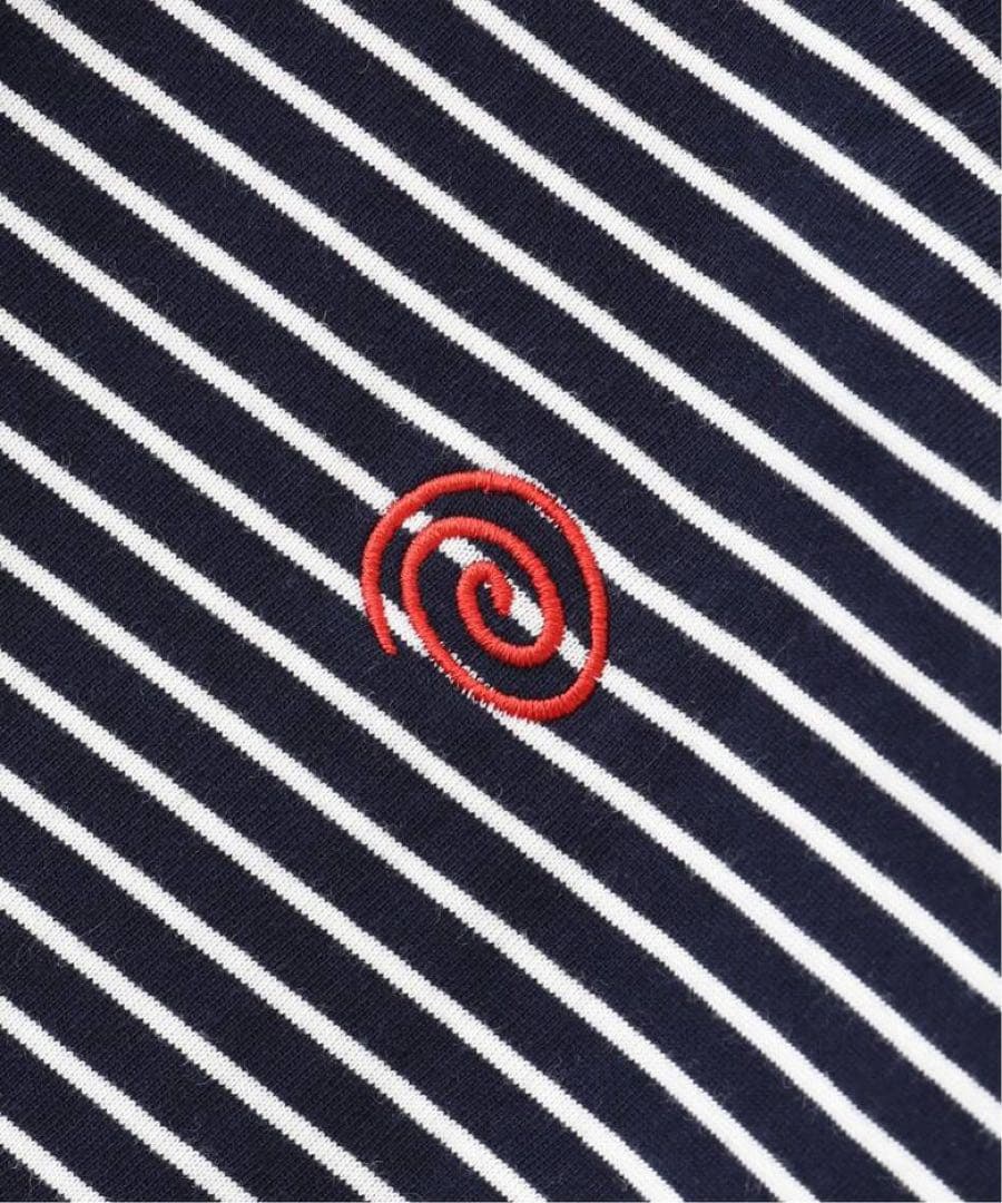 状態良 SOL Border L/S Tee (WHITE&NAVY) S